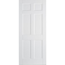 White Primed Regency 6 Panel Door