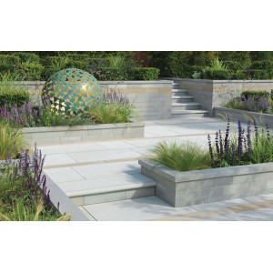 Avant-Garde Silver Step Tread Straight 1000x350x50mm Pk10