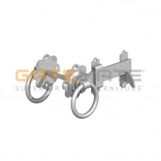 GM Ring Gate Latches 150mm BZP