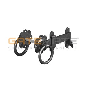 GM Ring Gate Latches 150mm Black