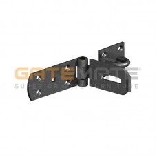 GM Heavy Hasps & Staples 200mm Black