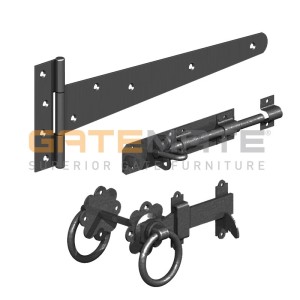 GM S/Gate Kit (Ring Gate Latch) Black