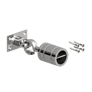 Fencemate Hook & Eye on Plate 24mm Chrome
