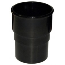 Round 68mm Pipe Socket Black