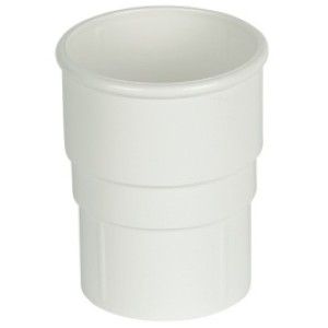 Round 68mm Pipe Socket White
