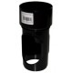 Round 68mm Access Pipe Black