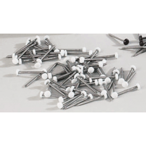 FP30WH 30mm Polytop Pins White Box250