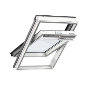GGU CK02 0070 White Polyurethane Centre Pivot Roof Window 550x780mm