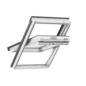 GGL CK02 2070 White Paint Laminated Centre Pivot Roof Window 550x780mm