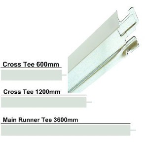 Chicago Met. Suspension System - CMC Cross T T24 1200mm