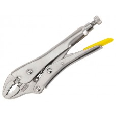 Stanley Locking Pliers 225mm Curved Jaw