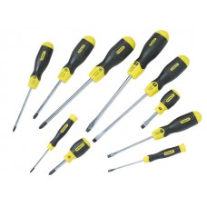 Stanley Cusion Grip Screwdriver Set FLD/PZ 10 Piece