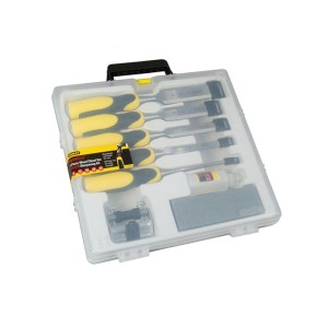 Stanley Dynagrip Chisel with Strike Cap 5 Piece/Accessories