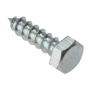 Zinc Plated Coach Screws M8 x 40mm Pk10