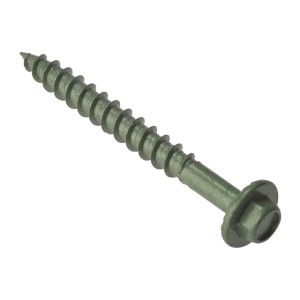 Green Treated Timber Fixing Screws 7.0 x 250mm Pk20