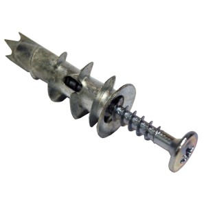 Zinc Alloy Cavity Wall Anchor 4.5x35mm Screw Pk100