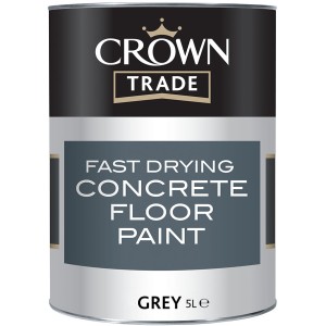 Crown Concrete Floor Pain Fast Drying Red 5L