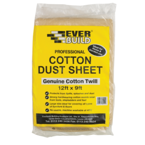 Everbuild Cotton Dustsheet 12ft x 9ft