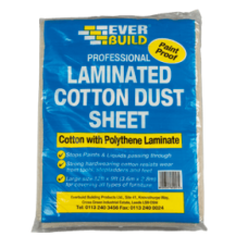 Everbuild Laminated Cotton Dustsheet 12ft x 9ft