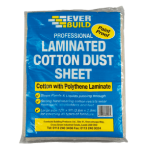 Sika Laminated Cotton Dustsheet 12ft x 9ft