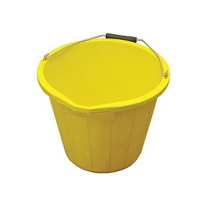 Faithfull Yellow Builders Bucket 15 Litre
