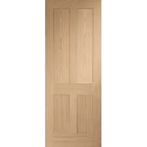 Victorian Oak Shaker 4 Panel 1981x610x35mm