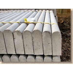 Marshalls White Round Top Edging 50x150x915mm