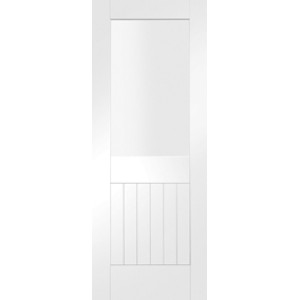 Suffolk White Primed 1L with Clear Glass 1981x686x35mm