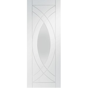 Treviso White Primed with Clear Glass 1981x762x35mm