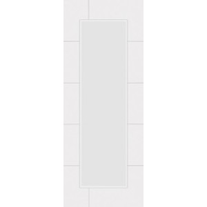 Ravenna White Primed with Clear Glass 1981x762x35mm