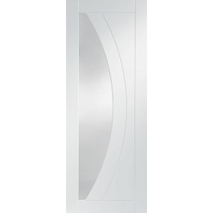 Salerno White Primed with Clear Glass 1981x762x35mm