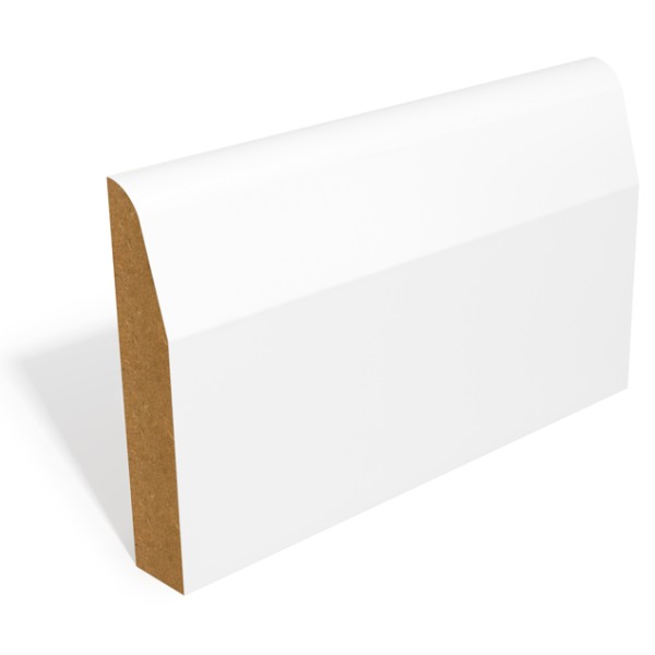 Primed MDF Chamfered 14.5x94mm Skirting 5490mm SAM22