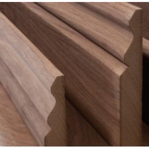 Walnut Veneered MDF Ogee 18x69mm 4400mm