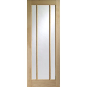 Worcester Oak with Clear Glass 2040x826x40mm