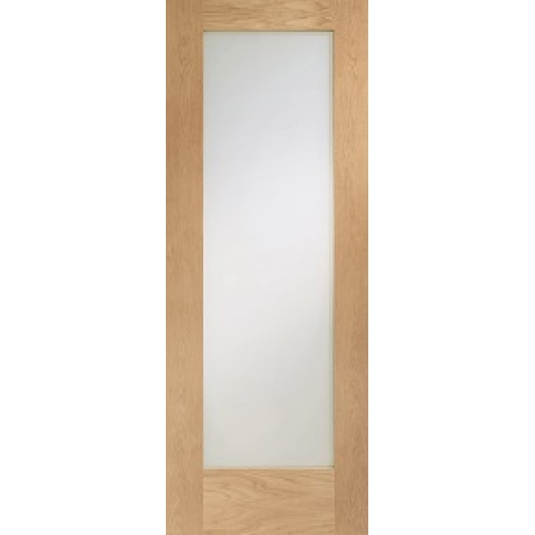 Pattern 10 Oak with Clear Glass 1981x610x35mm