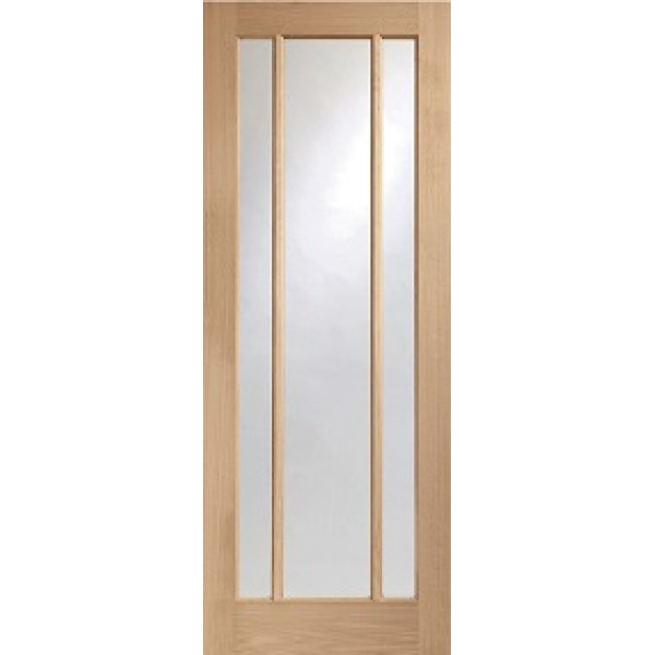 Worcester Oak with Clear Glass 1981x610x35mm