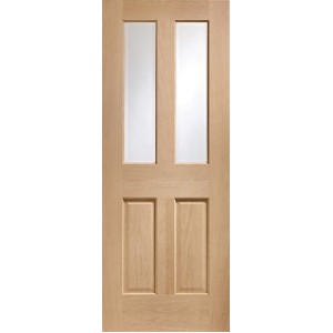 Malton Oak with Clear Bev. Glass 1981x686x35mm