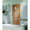 Messina Oak with Clear Glass 1981x762x35mm