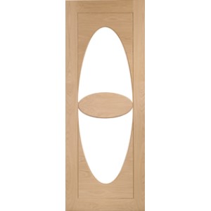 Ragusa Oak with Clear Glass 1981x686x35mm