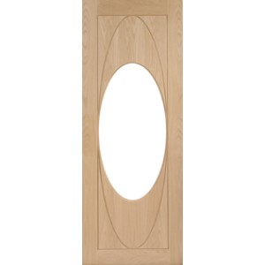Rovigo Oak with Clear Glass 1981x686x35mm