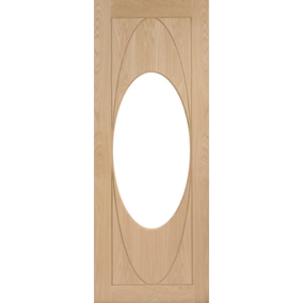 Rovigo Oak with Clear Glass 1981x762x35mm