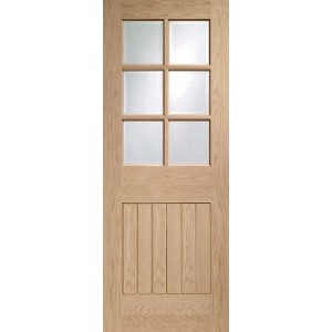 Suffolk Oak 6 Light with Clear Glass 1981x838x35mm