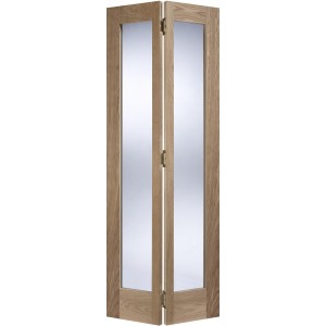 Oak Pattern 10 Glazed Bi-Fold Door 78