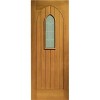 Oak Westminster Timber Doorset with Decorative Glass...