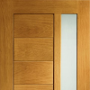 Oak Modena with Obscure Glass 1981x838x44mm