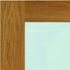 Oak Pattern 10 with Clear Glass 1981x762x44mm
