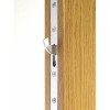 Oak Chancery with Decorative Glass 1981x838x44mm