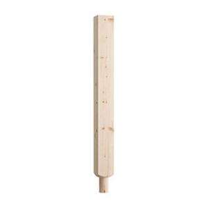 Benchmark Pine Patrice Spigot Newel Post 850x91x91mm