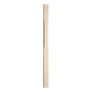 Benchmark Pine Half Stop Chamfered Newel Post 43x91x1500mm