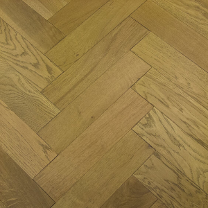 Herringbone Oak Smoked Brushed & UV Oiled